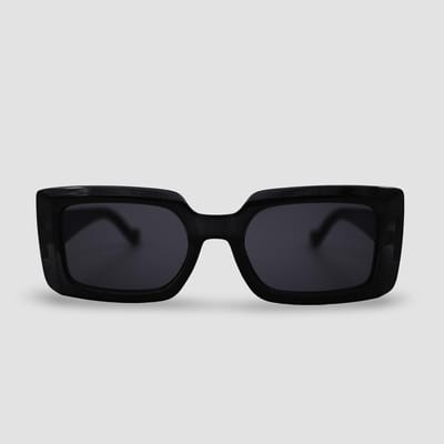 Montuurtjevoorjou - Aurora Black - Zonnebril - Heren - Dames - Festival Bril - Zwart