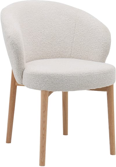 LABEL51 Sakiko Eetkamerstoel - Naturel - Superb - Naturel Hout - Stoel - Normale eetkamerstoel