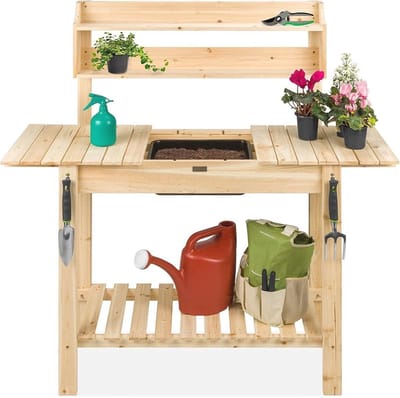 Plantentafel 100x45x140cm - Robuuste en Decoratieve Planten Tafel