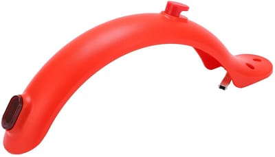 Dailygoods - Achterspatbord elektrische step - Draagbaar spatbord - Lichtgewicht en duurzaam - Rood - Modder en waterbescherming - Geschikt voor Mijia...
