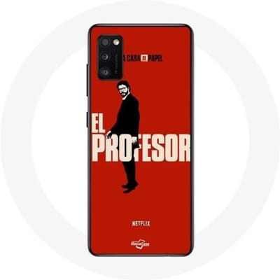Samsung Galaxy A41 hoesje La Casa De Papel El professor tekening