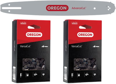 Oregon VersaCut Kombo zaagblad + 2x zaagketting 35 cm 3/8" LP 1,3 mm 52 TG ( 561601 )