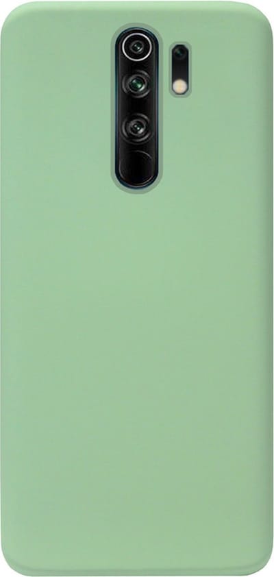 ADEL Premium Siliconen Back Cover Softcase Hoesje voor Xiaomi Redmi 9 - Lichtgroen