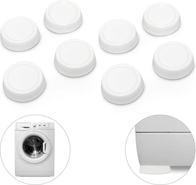 relaxdays 8 x trillingsdemper - anti vibratie pads - trilling dempen - wasmachine demper