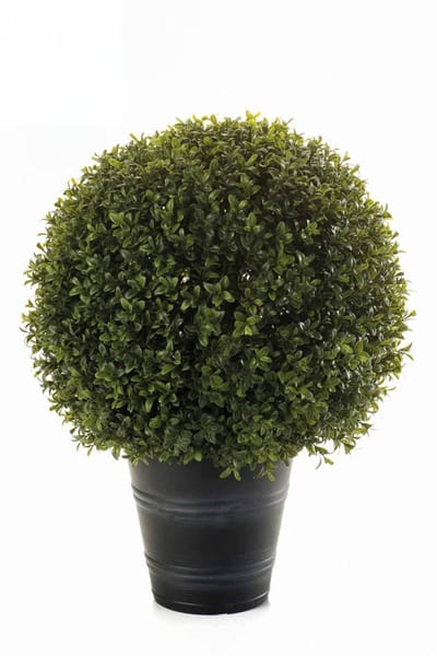 Emerald - Kunstplant Buxus bol in pot UV 53cm - Kunstplant voor binnen