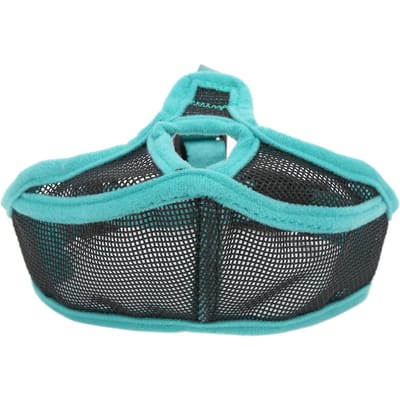 Muselière pour Chien à Museau Court en Maille Réglable Respirante Anti-Morsure Bouledogue Museau Court pour ChiensXL XL blue