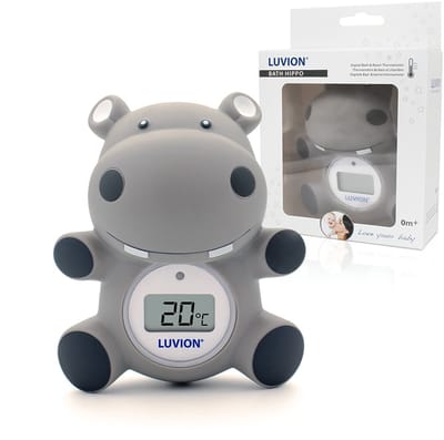 LUVION® bad/kamerthermometer Nijlpaard - Thermometer