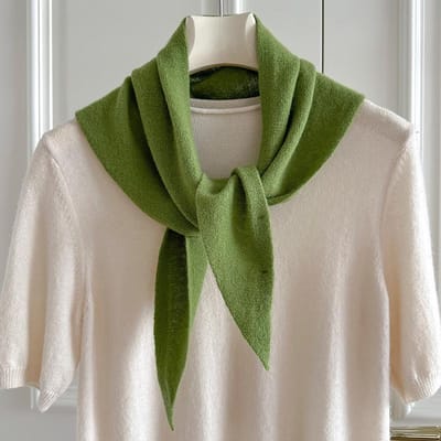 Écharpe Triangle Britannique Coréenne Écharpes Triangulaires en Laine Foulard pour Femmes Châles Tricotés Poncho Tricoté Chaud Multifonctionnel 110x37 CM gray