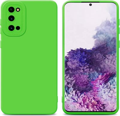 Cadorabo Hoesje geschikt voor Samsung Galaxy S20 in FLUID GROEN - Beschermhoes gemaakt van flexibel TPU silicone Cover Fluid Case