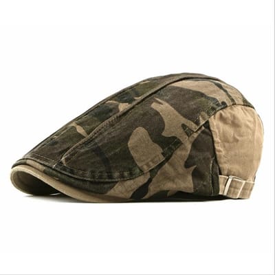 Wzcx Camouflage Printemps Automne Béret Réglable Mode Nouvelle Version Coréenne Décontracté Extérieur Unisexe Casquette Homme Casquette Adulte One Size black