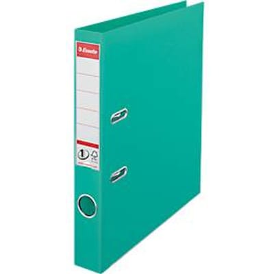 Esselte No.1 Power Kunststof A4 Ordner met Etikethouder - 2-Rings - Rugbreedte Van 50mm - Capaciteit van 350 Vel - Groen