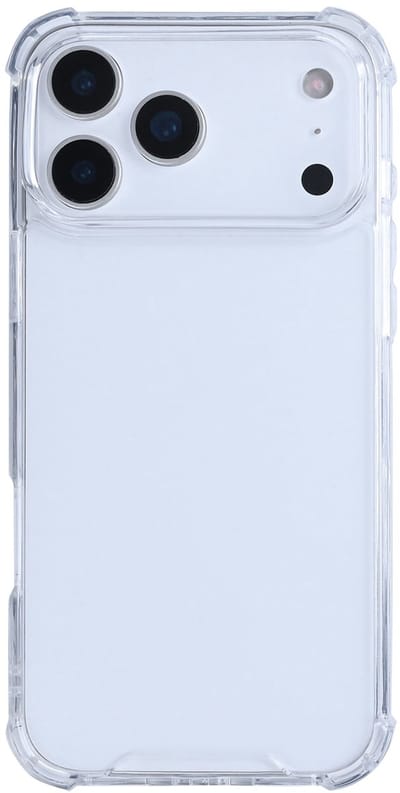 Rixus Anti-Burst Case For Apple iPhone 17 Pro Transparent
