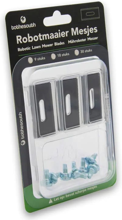 To the South® Black Coated Endurance Mesjes geschikt voor Greenworks Robotmaaiers (Limited Edition) - 3 stuks