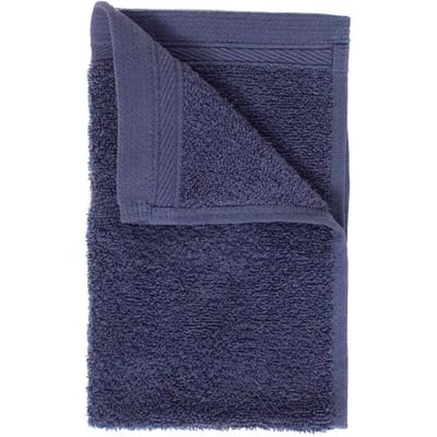 The One Towelling Organic Gastendoek - 30 x 50 cm - Kleine handdoek - 100% organisch katoen - 550 gr/m2 -Denim