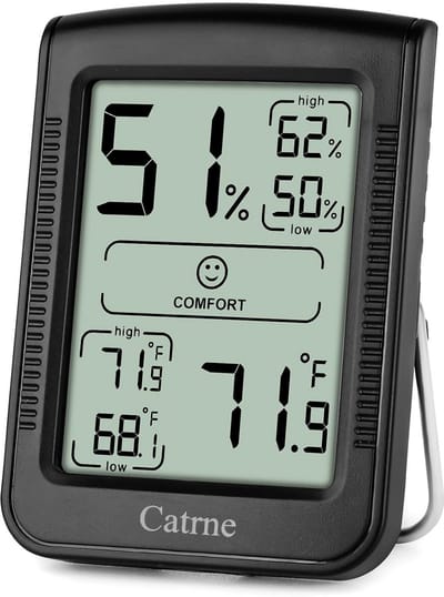 Digitale Binnen Thermometer en Hygrometer met Min/Max Geheugen