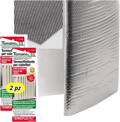 Set van 2 Warmtefolie voor Radiator - Universele Isolatieplaat om Warmteverlies te Voorkomen en Energie te Besparen