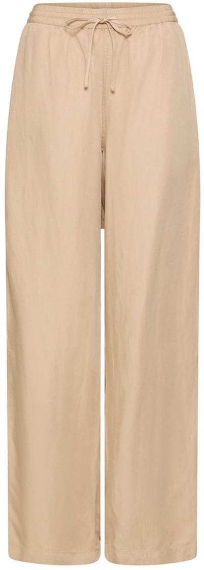 camel active Casual broek met wijde pijpen - Maat womenswear-31/30 - Zand