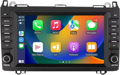 Autoradio met bluetooth - Carplay - Voor Mercedes Benz B200/ Sprinter W906/ W639/ A/B Klasse W169/W245 (2004-2012) - Geschikt voor Apple en Android - Stereo - Navigatie - Navigatiesysteem auto - 2GB 32GB