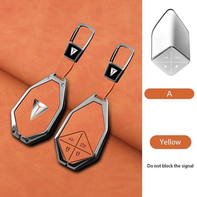 Zinklegering Auto Afstandsbediening Sleutelhanger Hoes Cover Shell Voor Changan Deepal Sl03 S7 Sleutelhanger Beschermhoes Auto Accessoires gray