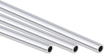 3 Stuks 6063 Aluminium Ronde Buis, 9mm OD 7mm ID 300mm Lengte Naadloze Aluminium Buis voor Industrie en DIY Projecten