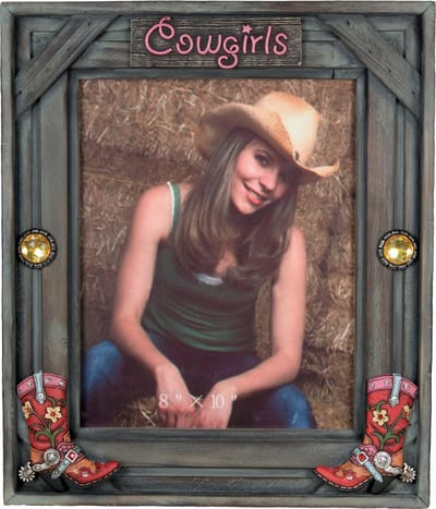 cowgirl fotolijst groot