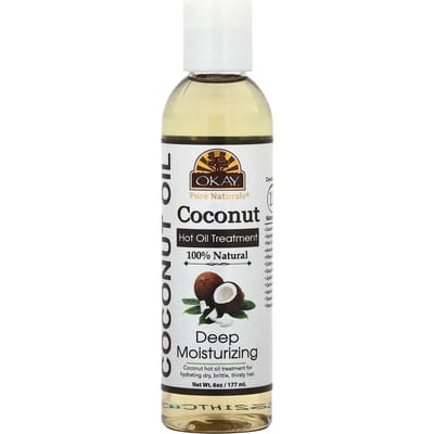 Okay Pure Naturals, Coconut Hot Oil Treatment, Deep Moisturizing, 6 oz (177 ml)
