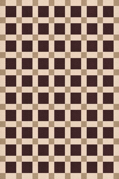 Layered Evelina Kroon Jute Sesame Vloerkleed - 80x 300 cm - Bruin,Beige - Rechthoekig - Jute, Katoen - Eetkamer, Woonkamer, Slaapkamer - Geometrisch - Retro, Modern
