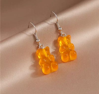 Akyol - beer oorbellen- Oranje - Beertje - ek voetbal - ek oorbellen - oranje ek - koningsdag oorbellen - leuke oranje oorbellen - Sieraad - oranje oorbel - oranje oorbellen - beer oorbellen - halloween oorbellen - halloween