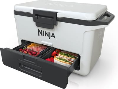 Ninja Frost Vault Koelbox - 47 Liter - Stevig en Handig - Langdurige IJsopslag - Wit - FB151EUWH