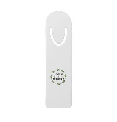 Hacebo® - I love my bonusmom metalen boekenlegger - Mama - liefste bonusmoeder - Moeder cadeautjes - moederdag - verjaardag - geschenk - kado Bladwijzer boekenleggers - 12.7 cm x 3.2cm