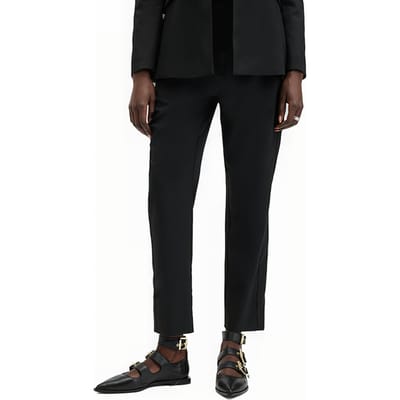 AllSaints Sister Trouser Black Maat: 12 | Straight Broeken Outlet | Dames | Zwart