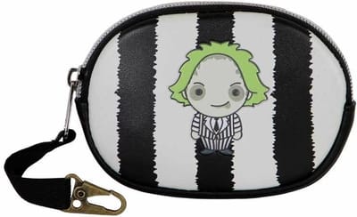 Karactermania - Beetlejuice Strepen-Pill Portemonnee - Wit