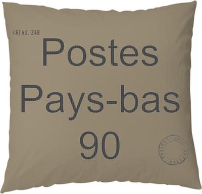 Stapelgoed Post - Sierkussen - Bruin - 50x50