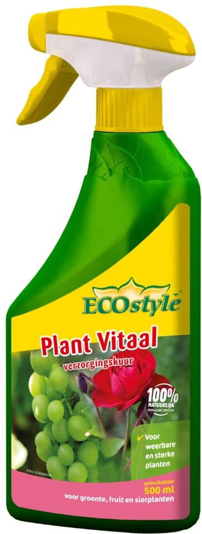 ECOstyle Plant Vitaal Spray Weerstand verhogende Plantenvoeding - Voorkomt Schimmels - Groente-, Fruit-, en Sierplanten - 500 ML
