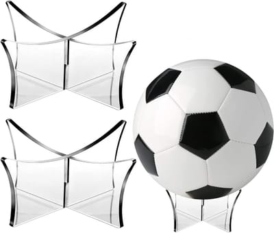 2 stuks acryl transparante balhouders – display standaards voor sportballen, kristallen ballen en decoratie, stabiel en duurzaam