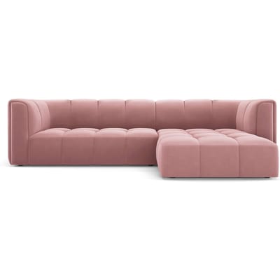 Hoekbank Francesca velvet rechts 3-zits | Milo Casa