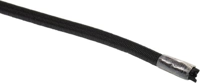 Elastische spanner - Spanband koord - Bevestigen lading - UV-gestabiliseerd gevlochten nylon - 20 meter 4mm - Zwart
