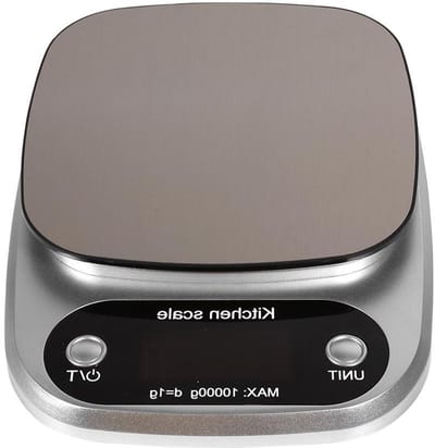 Dailygoods- Keukenweegschaal 10kg - Digitale weegschaal - LCD display - Precisie 1g - Roestvrij staal - Automatische uitschakeling