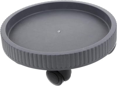 Verrijdbare Plantenstandaard - Bloempot Trolley - Planten Verplaatsen - Met Wielen - 24.5 cm - Grijs