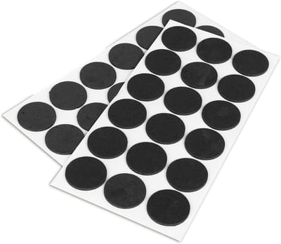 36x Zelfklevende Antislip Rubber Doppen Rond - Ø35mm - Sterke Grip voor Meubels, Tafels en Vloeren