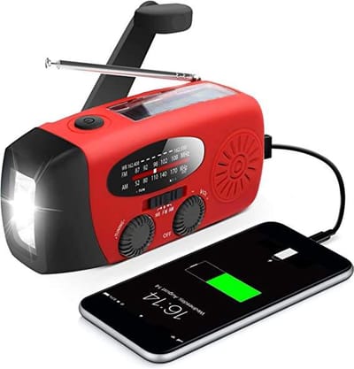 XSY088 Starterversie– Noodradio met NOAA – Compact 2.000mAh batterijcapaciteit– Solar & Dynamo – Ideaal voor Auto & Noodpakket