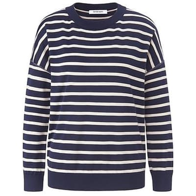 Trui 100% SUPIMA®-katoen Van Peter Hahn blauw