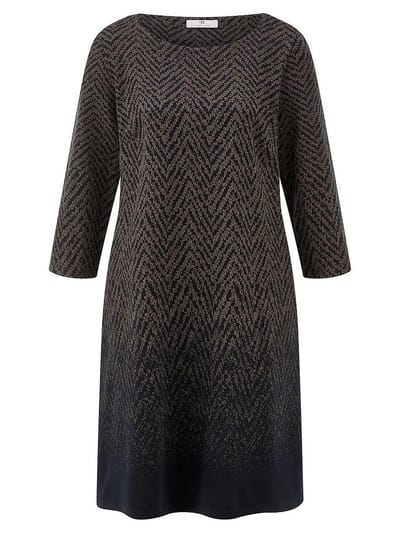 Jersey jurk Van Peter Hahn blauw
