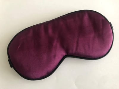Finnacle - Premium zacht zijden slaapmasker - Verduisterend - Paars