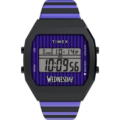 Timex Wednesday T80 TW2Y19500 Horloge - Staal - Multi - Ø 36 mm