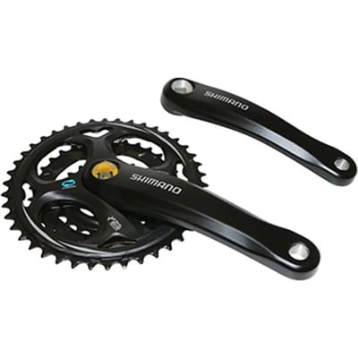 Shimano Crankstel 170mm - 42/34/24T - 6/7/8-speed compatibel - Aluminium - JIS interface