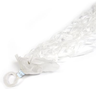 Magic streamers - Magische serpentine - Wit - 5m - 2st.