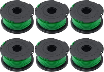 Trimmer Spoel Lijnen - Grastrimmer Spoel - Tuinonderhoud - Vervangend Onderdeel - 6 Stuks - Groen
