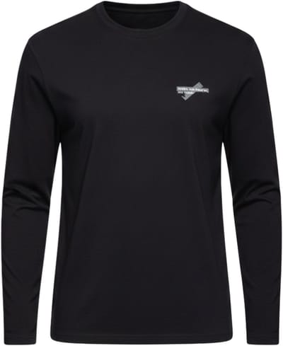 OMBRE Longsleeve - Regular Fit - Lange Mouw - Geen Sluiting Zwart S