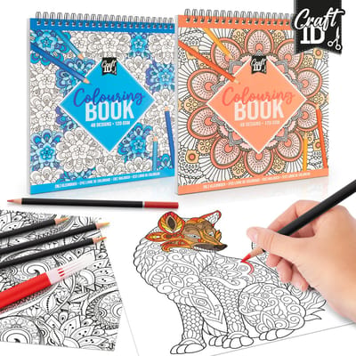 Mandala Kleurboek voor Volwassenen - Kleurboeken Volwassenen met Kleurboek Mandala's, 2-Pack Mandala Kleurboek Volwassenen voor Kleuren en Ontspanning